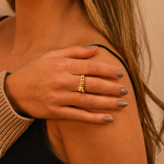 The Gothic Name Ring