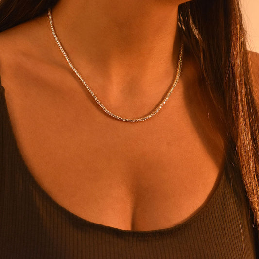 The Aurora Tennis Necklace