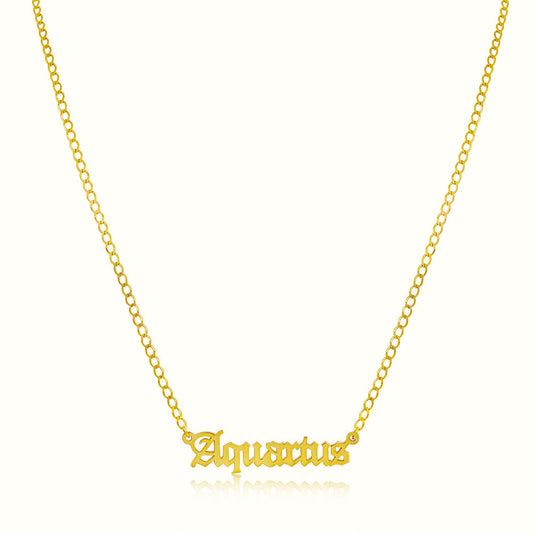 The Gothic Zodiac Necklace