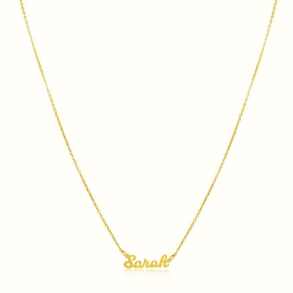 The Mini Script Name Necklace