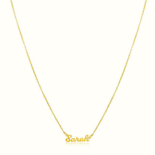 The Mini Script Name Necklace