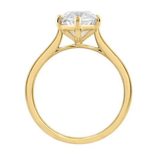 14K YELLOW GOLD 4.00CT MARQUISE DIAMOND LADIES SOLITAIRE RING (CENTER STONE MARQUISE DIAMOND 4CT