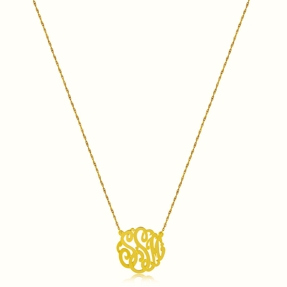 The Monogram Name Plate Necklace